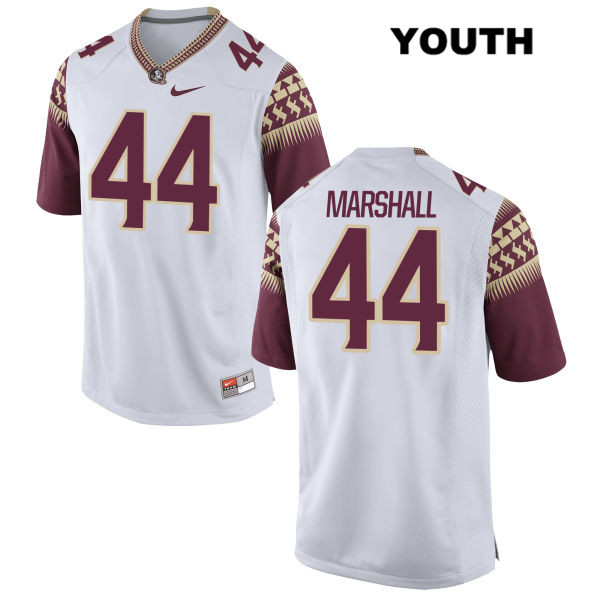Youth NCAA Nike Florida State Seminoles #44 Chandler Marshall College White Stitched Authentic Football Jersey GSZ7369MV